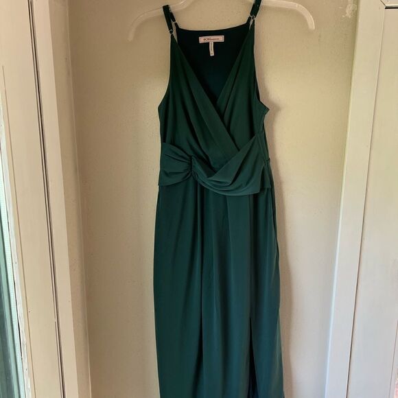 BCBGeneration Twisted Surplice Sheath Dress Bright Elm Size XS Tall - Picture 7 of 14